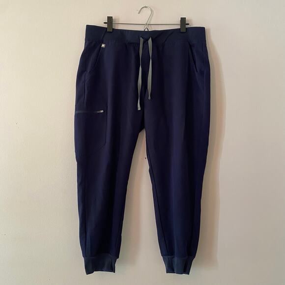 FIGS Women's size XL Petite Navy Blue Zamora Jogger Scrub Pants Nurse Doctor - Picture 1 of 8